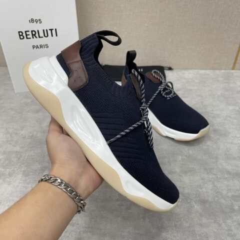 💋💍Berlut* 布鲁提新品 Shadow飞织运动鞋