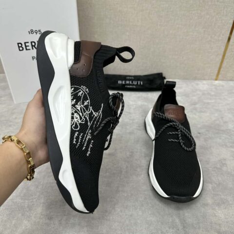 💋💍Berlut* 布鲁提新品 Shadow飞织运动鞋