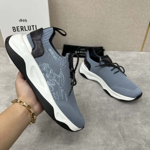 💋💍Berlut* 布鲁提新品 Shadow飞织运动鞋
