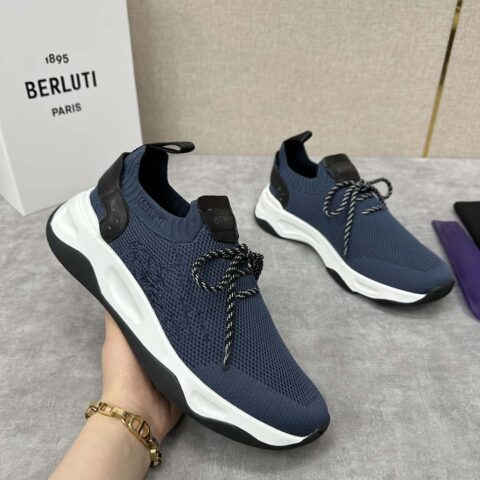 💋💍Berlut* 布鲁提新品 Shadow飞织运动鞋