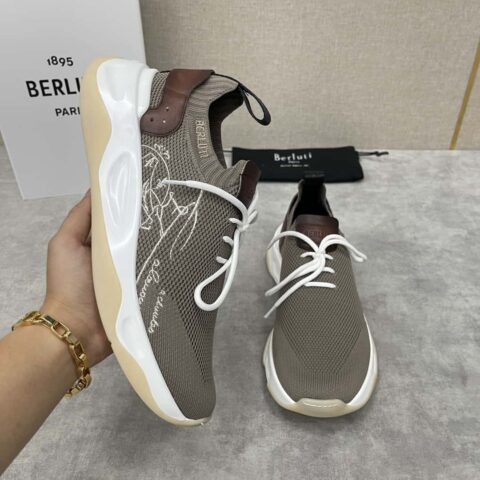💋💍Berlut* 布鲁提新品 Shadow飞织运动鞋