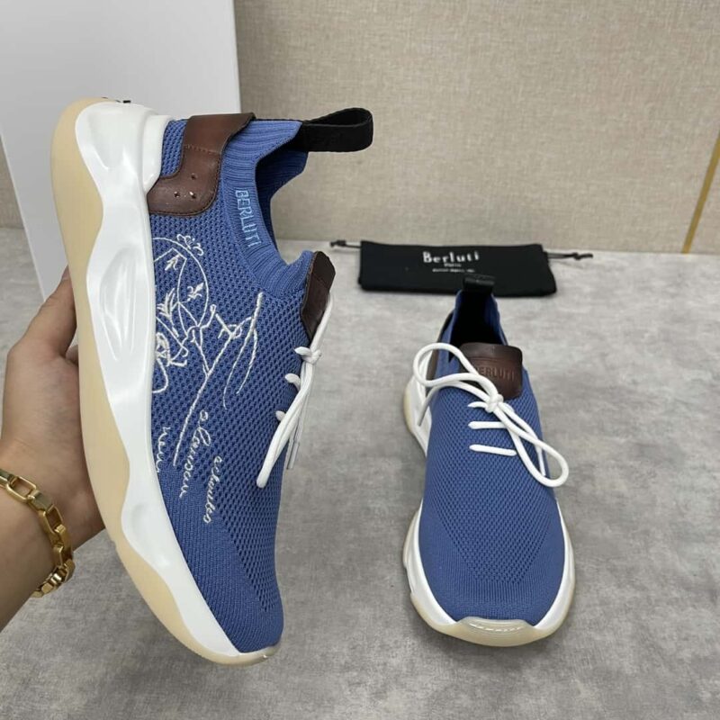 💋💍Berlut* 布鲁提新品 Shadow飞织运动鞋