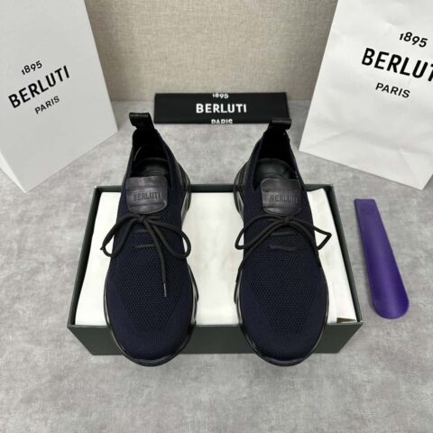 💋💍Berlut* 布鲁提新品 Shadow飞织运动鞋