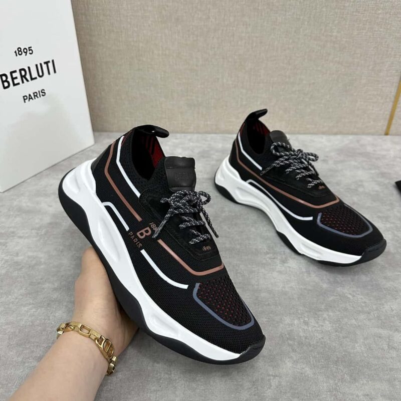 💋💍Berlut* 布鲁提新品 Shadow飞织运动鞋