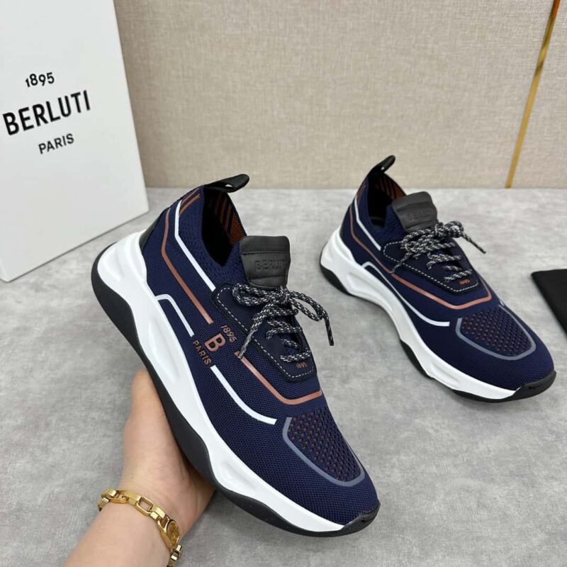 💋💍Berlut* 布鲁提新品 Shadow飞织运动鞋