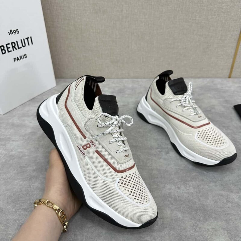 💋💍Berlut* 布鲁提新品 Shadow飞织运动鞋