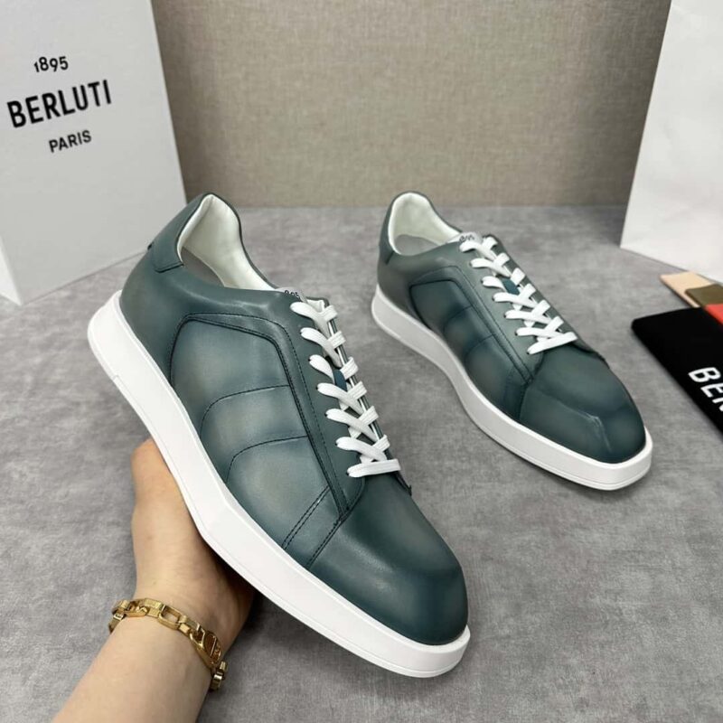 💋💍Berlut* 布鲁提 几何造型小白鞋来袭 Stellar休闲鞋板鞋
