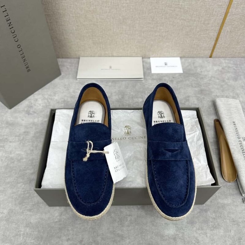 💋💍BC家新品上架 Brunello Cucinell* 草编休闲乐福鞋