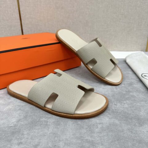 💋💍 H家 新品拖鞋  Hermè*  爱马-仕  最新经典Lzmir男款凉鞋