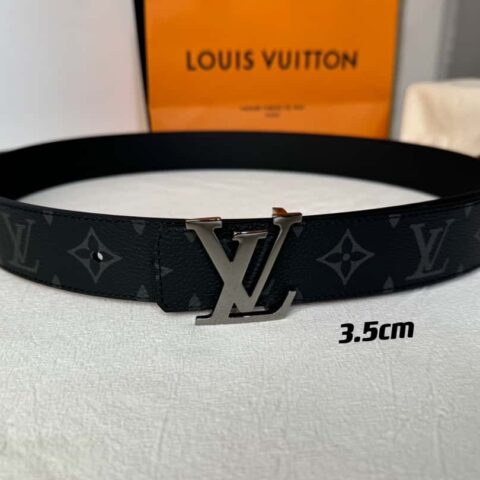 Lv微标双面腰带 3.5cm