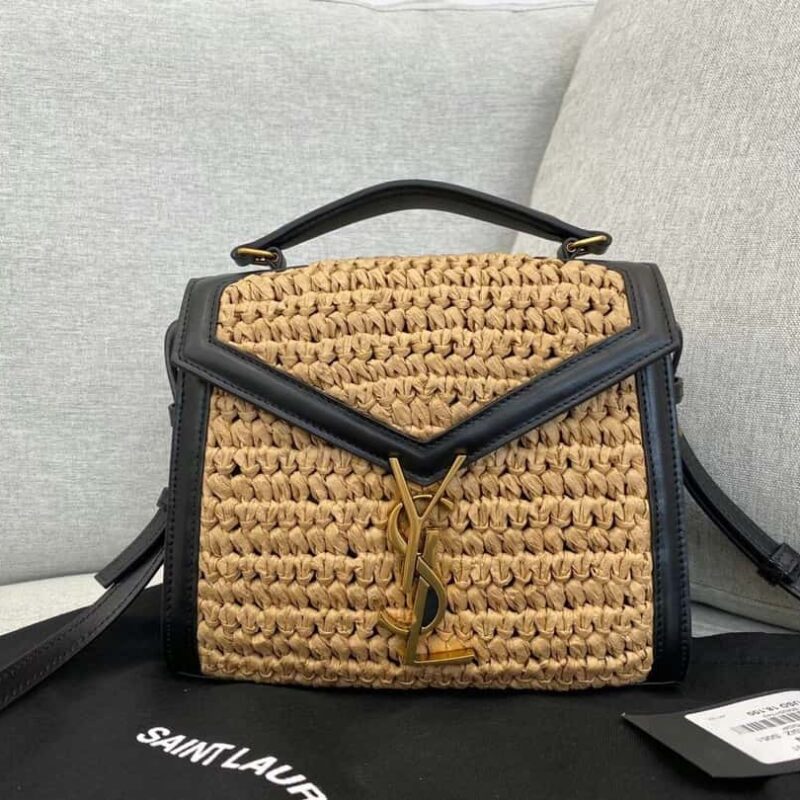 YSL #𝑪𝒂𝒔𝒔𝒂𝒏𝒅𝒓𝒂 迷你编织手拎包# 623930