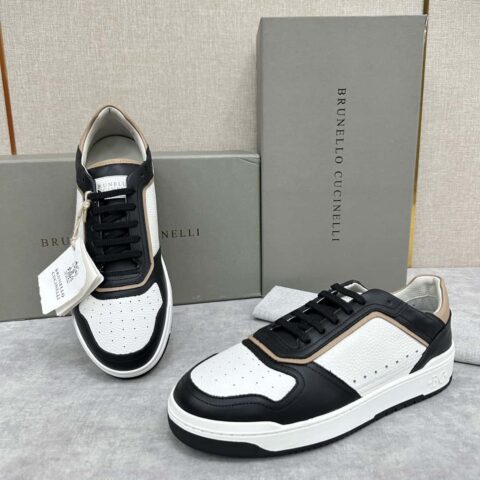💋💍BC新品 休闲板鞋 全网首发🆕Brunel*o Cucinell* 拼接撞色低帮运动鞋
