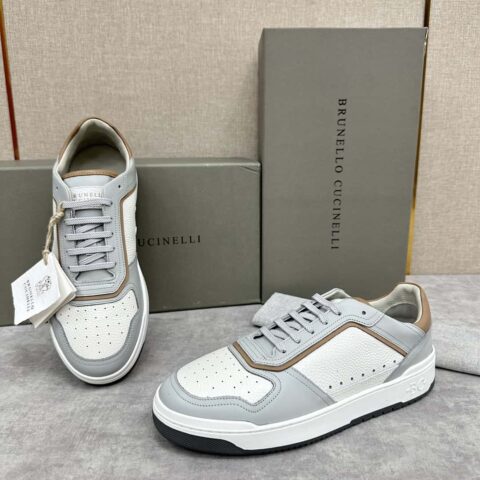 💋💍BC新品 休闲板鞋 全网首发🆕Brunel*o Cucinell* 拼接撞色低帮运动鞋
