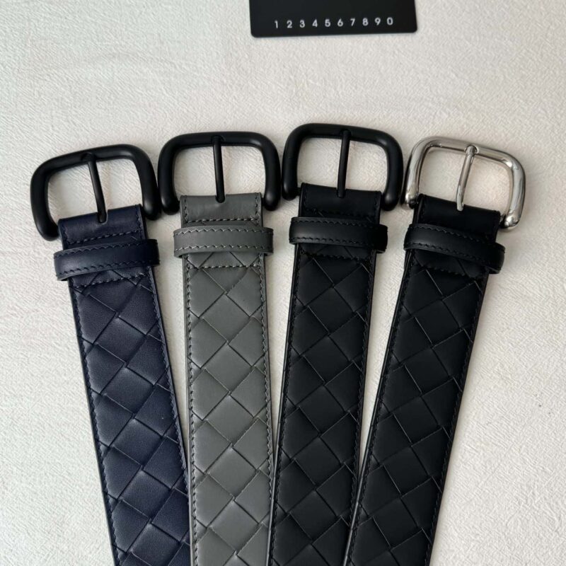 葆蝶家Bottega. Veneta编织工艺皮带 3.8CM