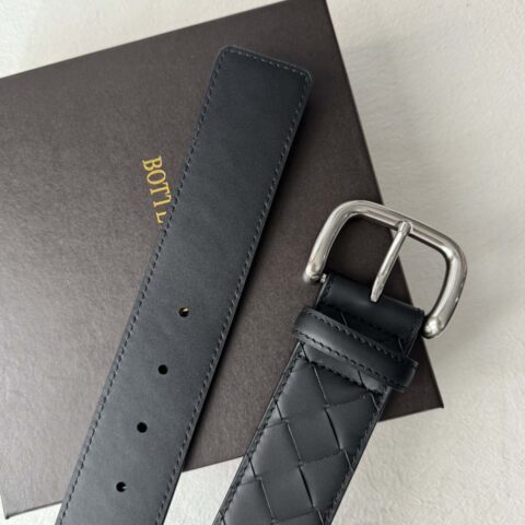 葆蝶家Bottega. Veneta编织工艺皮带 3.8CM
