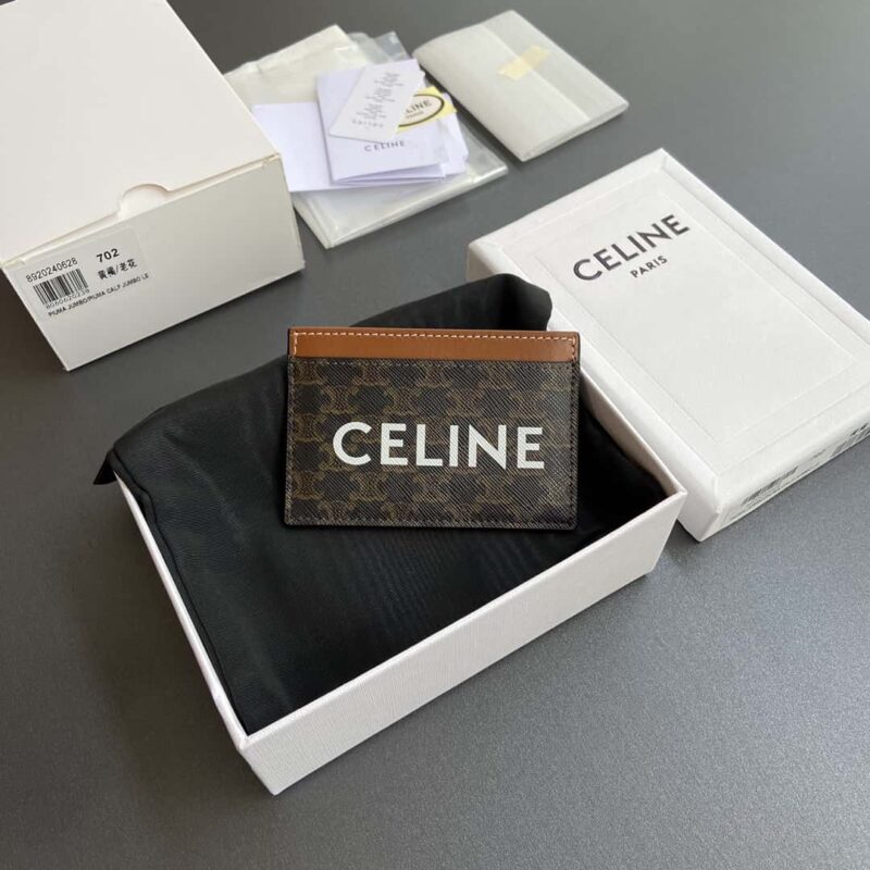 CELINE TRIOMPHE标志印花卡包 10B702CLY.04LU 702
