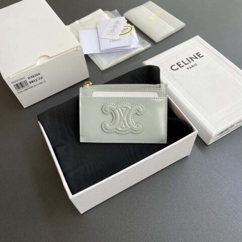 CELINE TRIOMPHE标志印花卡包 10K58304EMJ.04LU