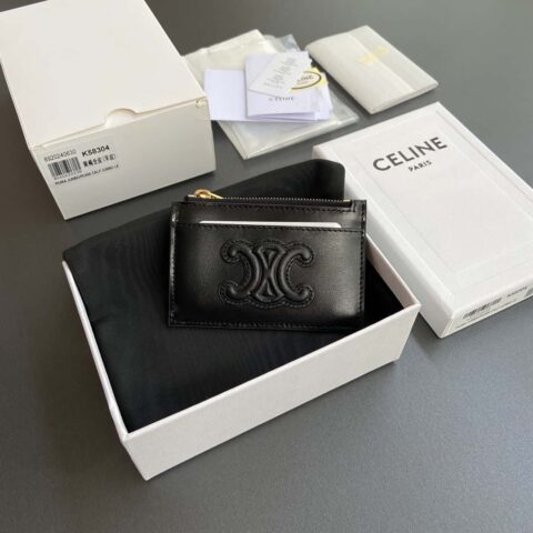 CELINE TRIOMPHE标志印花卡包 10K58304EMJ.04LU