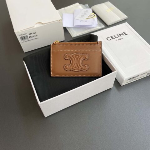 CELINE TRIOMPHE标志印花卡包 10K58304EMJ.04LU