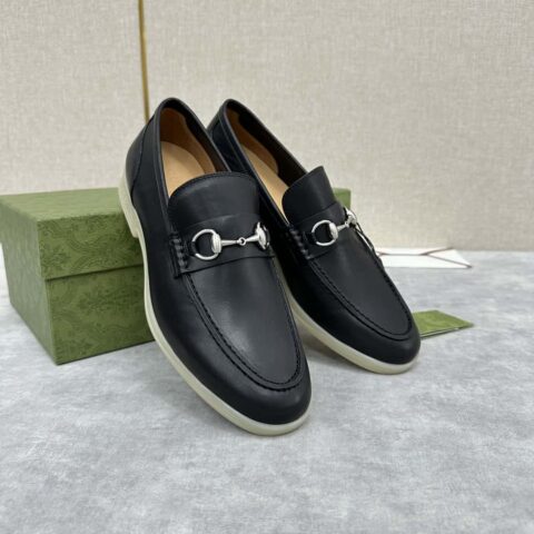 💋💍 G家新品 Gucc* 古-驰 马衔扣男士乐福鞋 便鞋