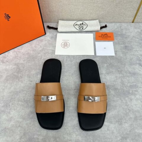 H家新品拖鞋 Hermè* 爱马-仕 最新Giulia男款凉鞋