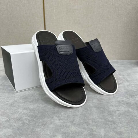 💋💍Berlut* 布鲁提 2024夏季新品系列 新款 Shadow 针织与皮革拖鞋
