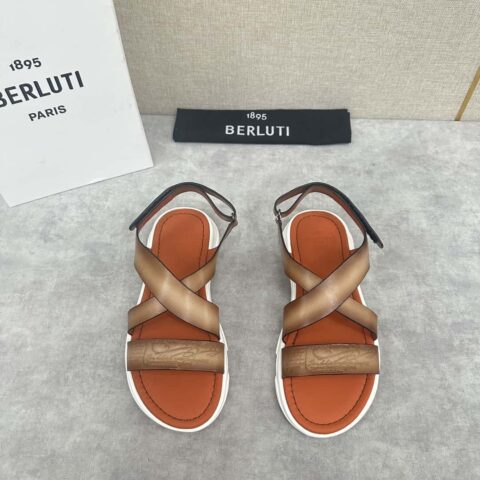 Berlut* 布鲁提 2024夏季凉鞋新品系列 灵感新季 新款 Shadow 皮革凉鞋