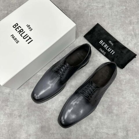 💋 💍 BERLUT* 布鲁提 New Alessio皮革牛津鞋 男士厚底皮鞋