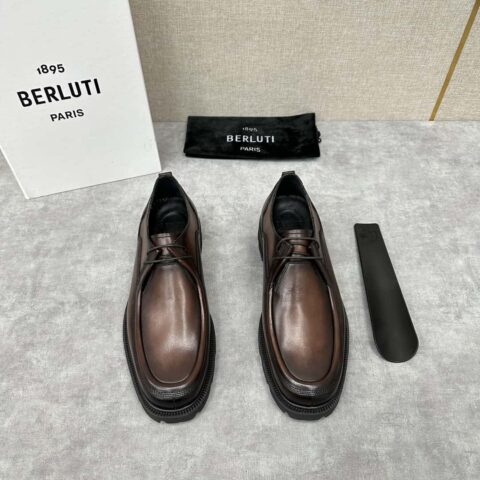 Berlut* 布鲁提 新品牛津鞋男士皮鞋