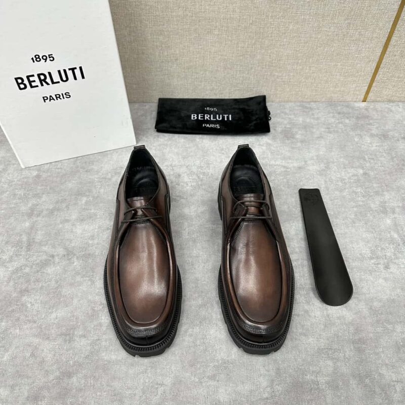 Berlut* 布鲁提 新品牛津鞋男士皮鞋