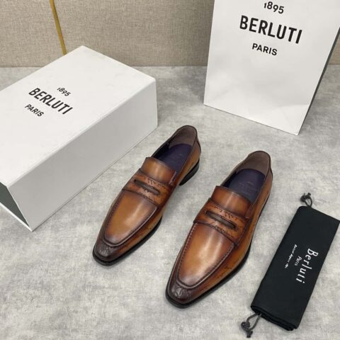 Berlut*/布鲁提 手工精品男士正装皮鞋