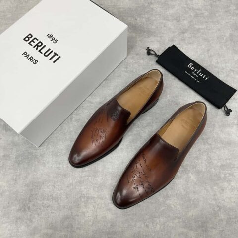 Berlut*/布鲁提 手工精品男士正装皮鞋
