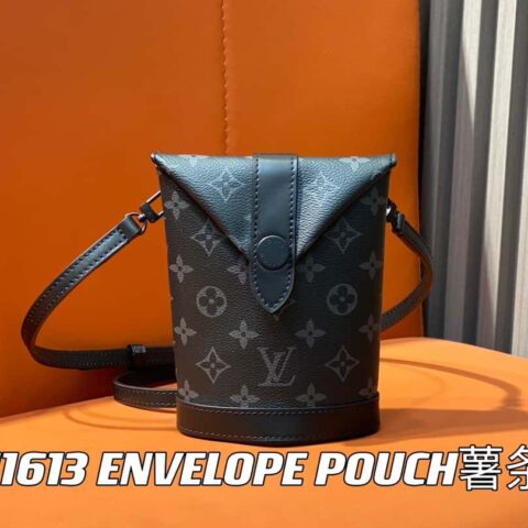 【原单精品】M11613黑花 男包薯条包系列 ENVELOPE POUCH薯条包