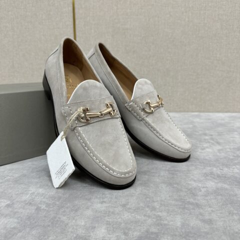 💋💍BC家新品 Brunello Cucinell* 马衔扣小牛皮绒面莫卡辛鞋