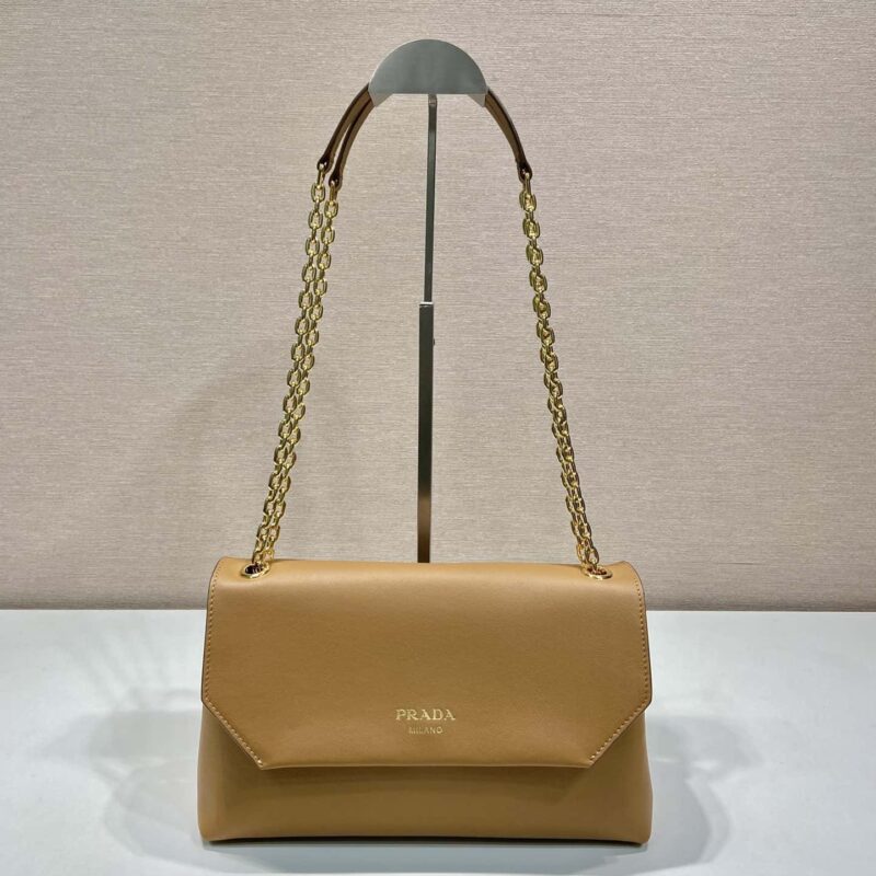 PRADA🎉新品小号🎉1BD371女款🎉棕色