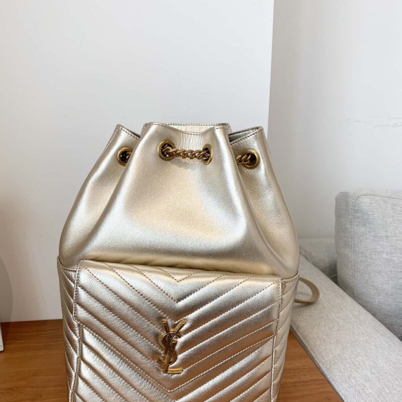 YSL 𝐉𝐨𝐞_双肩包 香槟色🥂672609