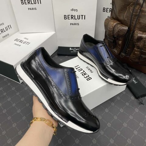 💋💍吴尊同款来袭  Berlut* 布鲁提 第三代升级版大底 最新款运动男士休闲运动鞋跑鞋