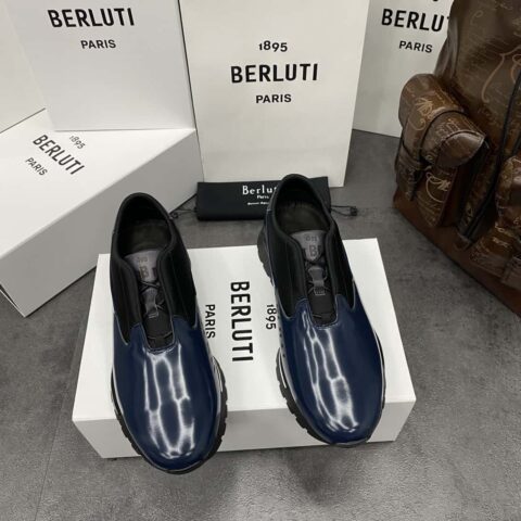 💋💍吴尊同款来袭  Berlut* 布鲁提 第三代升级版大底 最新款运动男士休闲运动鞋跑鞋