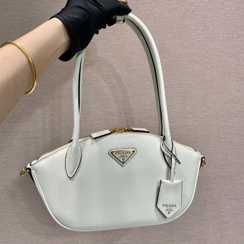 PRADA🎉新款🎉1BA427手提袋 白色