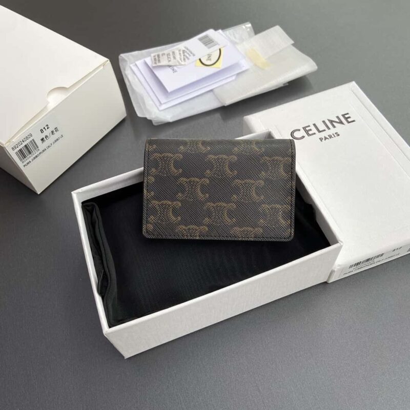 CELINE TRIOMPHE标志印花名片包 10J812BZR.38SI