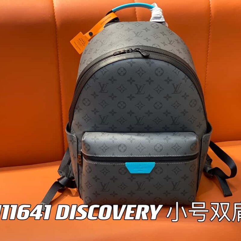 【原单精品】M11641蓝色/银花 双肩包系列 DISCOVERY 小号双肩包