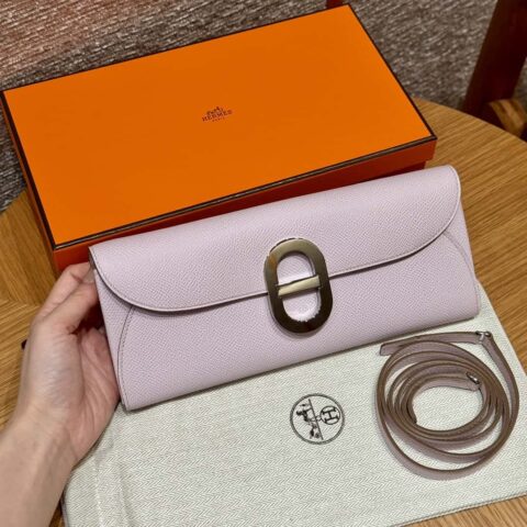 Chaine d'Ancre To Go钱包 猪鼻子togo淡紫色银扣