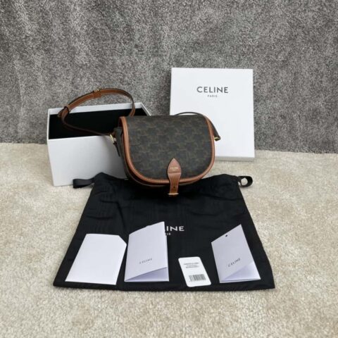 CELINE FOLCO 中号标志印花手袋 191502