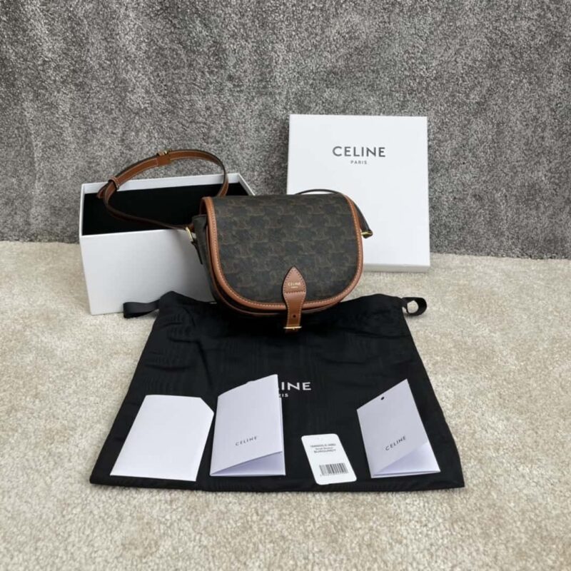 CELINE FOLCO 中号标志印花手袋 191502