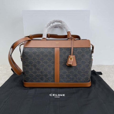 CELINE cabas印花料/牛皮手提包 192662