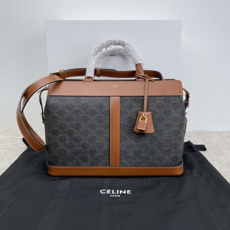CELINE cabas印花料/牛皮手提包 192662