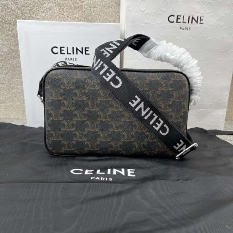CELINE 标志印花中号邮差包 197202