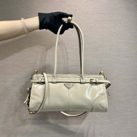 PRADA🎉LusSolf油腊皮🎉1BA426石华灰