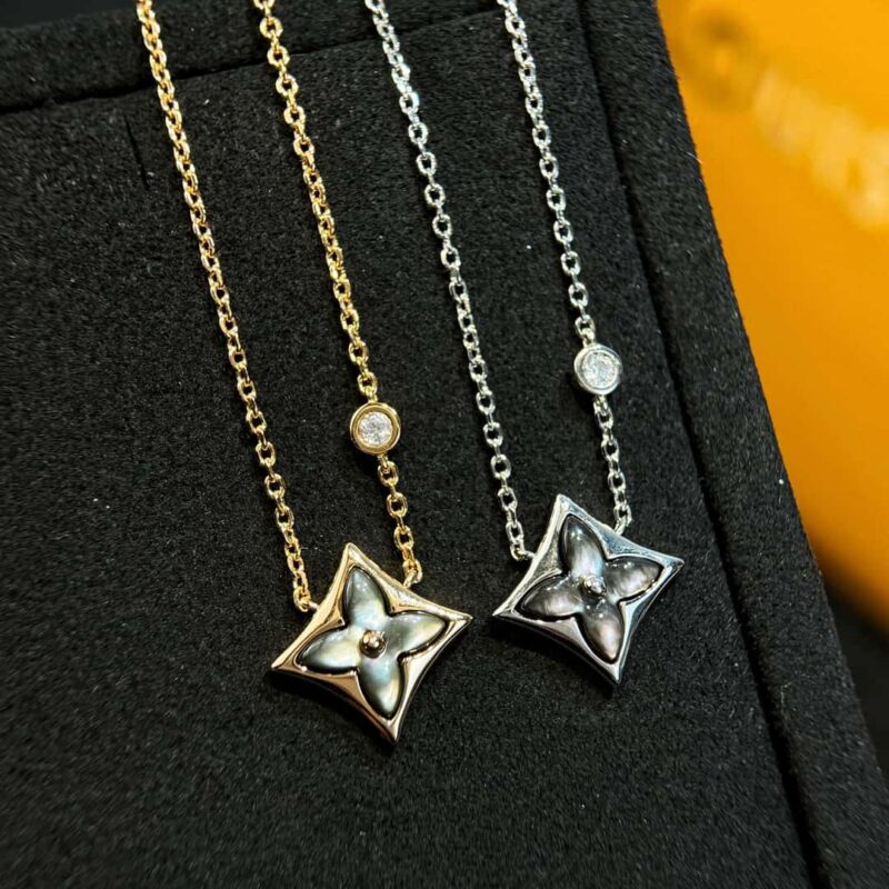 ❗️新品❗️ ☀原单货 ☀Louis Vuitton 路易威登菱形灰贝项链 ☀
