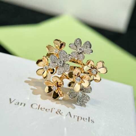 ❗️新品❗️ ☀️原单货 ☀️Van Cleef &Arpels 梵克雅宝Frivole戒指8枚花四叶草戒指 ☀️